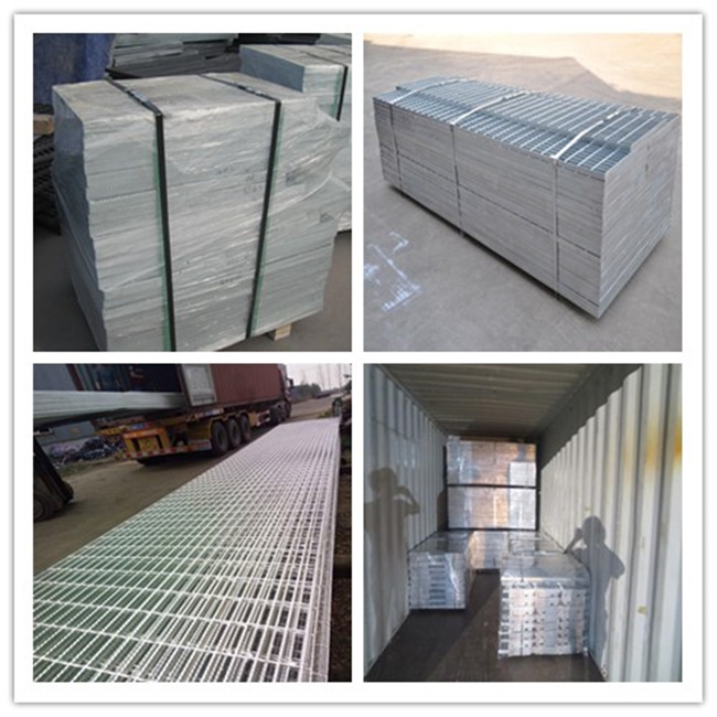 भारी शुल्क जस्ती स्टील ड्राइववे झंझरी धातु असर बार स्टील ग्रिड दाँतेदार स्टील मेष 6