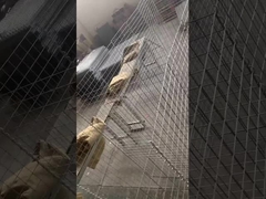 मिल 12 रक्षात्मक गर्म डूबा हुआ जस्ती वेल्डेड तार हेसको सैंड बैरियर