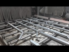 एयरपोर्ट सर्विस एरिया के लिए पीवीसी कोटिंग के साथ वी-शेप बेंडिंग कर्व्स फेंसिंग