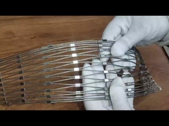 चिड़ियाघर पशु पिंजरे सुरक्षा स्टेनलेस स्टील बाड़ स्क्रीन जाल विस्तार वेब तार रस्सी केबल नेट