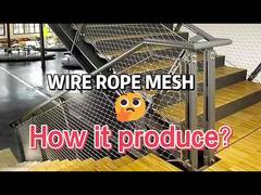 हाथ से बुना हुआ काला ऑक्साइड 1.2 मिमी एवियरी वायर मेश 7 X 7