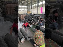 ग्रीन 20 Ga मेटल वायर मेष सजावटी हेक्सागोनल वायर नेटिंग पीवीसी लेपित