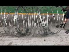 800 मिमी व्यास का कॉन्सर्टिना रेज़र वायर फ्लैट रैप बीटीओ-20