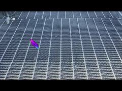 गैर-पर्ची सौंदर्यवादी पर्यावरण के अनुकूल औद्योगिक ग्रेड सामग्री FRP उत्पाद फाइबरग्लास ग्रेटिंग