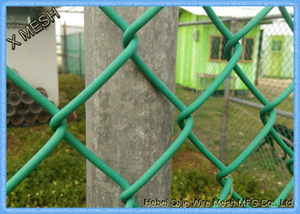 Extruded चेन लिंक बाड़ गोपनीयता स्क्रीन / स्लैब सीमा पर बाड़ लगाने के लिए परमवीर चक्र लेपित