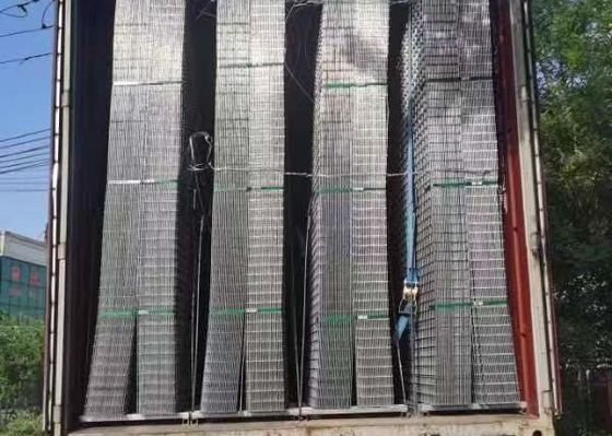 निर्माण के लिए 10 X 10 सेमी ऊंची मजबूत जस्ती वेल्डेड वायर मेष शीट