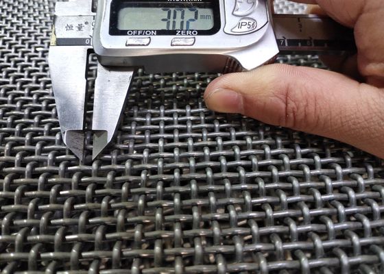 क्रिम्प्ड वायर 65 मिमी सैंड मेश वाइब्रेटिंग स्क्रीन 1.5m X 1.95m