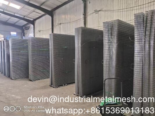 Electro Galvanized 2*2 Welded Wire Mesh Panel 2m*1m for Construction