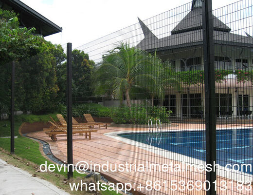 Galvanized Powder Coated Steel Hot DIP 358 Anti Climb Cut Clear View High Security Welded Wire Mesh Industrial Commercial Prison Boundary Panel Protection Fence