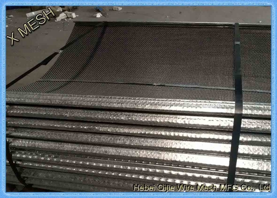 स्क्रीन को हिलाने के लिए 65 Mn स्टेनलेस स्टील की क्रिम्पिंग माइन वायरिंग वायर मेष