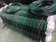 उद्योग गर्म जस्ती स्टील चेन लिंक बाड़ फैब्रिक 4 एक्स 50 फीट डूबा हुआ है