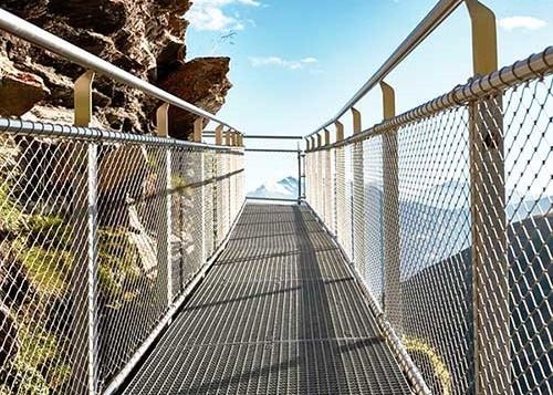 अनुकूलन योग्य स्टेनलेस स्टील रस्सी जाल पशु बाड़ों के लिए सुरक्षा जाल पहनने का विरोध