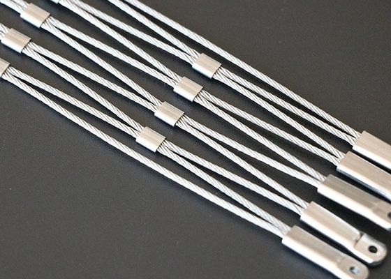 Zoo Animal Cage Protection Stainless Steel Fence Screen Mesh Expand Web Wire Rope Cable Net