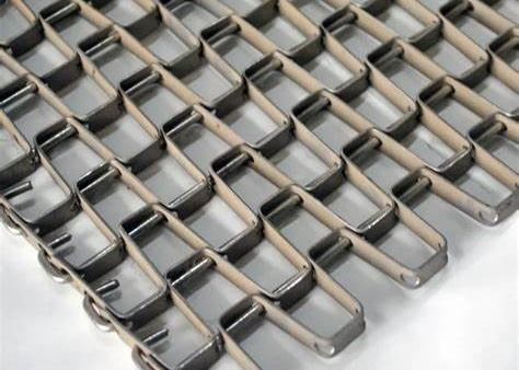 स्टेनलेस स्टील फ्लैट वायर मेष कन्वेयर बेल्टिंग