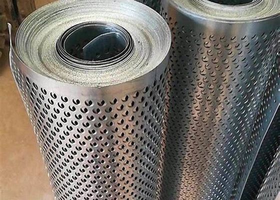 कारखाने कार्बन स्टील गोल छेद छिद्रित धातु स्क्रीन जाल