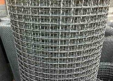 Welded Stainless Steel Woven Wire Mesh , Aluminum Crimped Metal Mesh Panels 1.20m X 100m