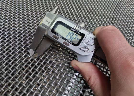 क्रिम्प्ड वायर 65 मिमी सैंड मेश वाइब्रेटिंग स्क्रीन 1.5m X 1.95m