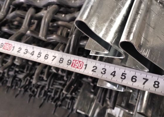 स्टेनलेस स्टील क्रिमड वायर माइनिंग Sieve कंपन स्क्रीन जाल