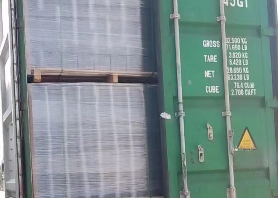 6 गेज वेल्डेड वायर पैनल जाल बाड़ के लिए जस्ती