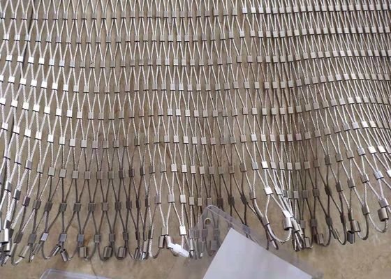 Xtend 7 × 7 7 × 19 स्टेनलेस स्टील वायर रस्सी मेष सामी प्रकार 304l