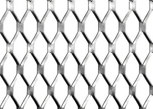 सपाट भारी गेज विस्तारित धातु मेष कपड़ा बढ़ा हुआ सतह 1.2x2.4 एम आकार