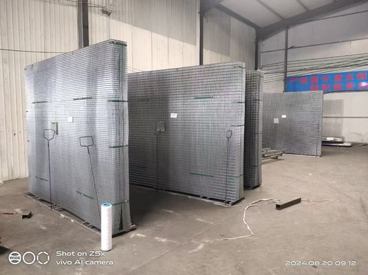 2 इंच ओपनिंग हैवी वेल्डेड वायर पैनल्स स्टेनलेस स्टील 304 Ss316 6 गेज