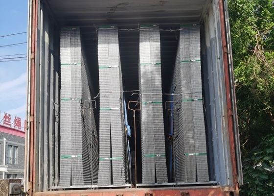 6 गेज वेल्डेड वायर पैनल जाल बाड़ के लिए जस्ती