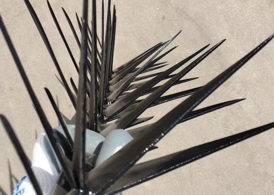 1 मीटर लम्बाई बड़े आकार का काला रंग का विरोधी चढ़ाई दीवार की चोटी सुरक्षा के लिए