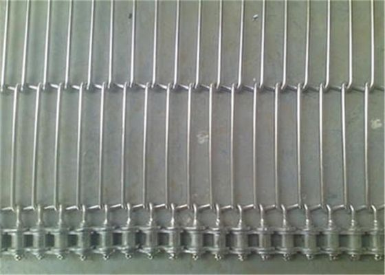 स्टेनलेस स्टील खाद्य उद्योग 50 मिमी वायर मेष कन्वेयर बेल्ट