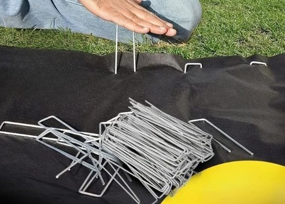 जस्ती लैंडस्केप स्टेपल्स यू के आकार का लॉन टर्फ नाखून