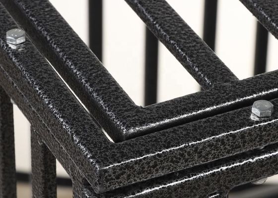 हटाने योग्य ट्रे के साथ मेटल फोल्डिंग फोल्डेबल पेट डॉग हाउस