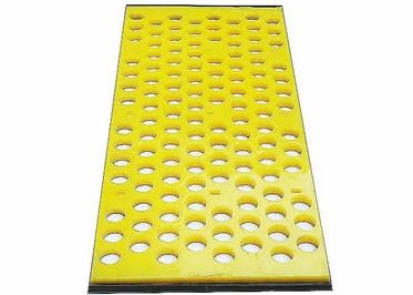 कोई पेगिंग या ब्लाइंडिंग पॉलीयूरेथेन माइनिंग स्क्रीन मेष विशेष रूप से डेविटरिंग के लिए