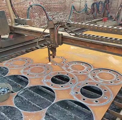 स्क्रीनिंग प्लेट के लिए SS400 छिद्रित कार्बन स्टील शीट