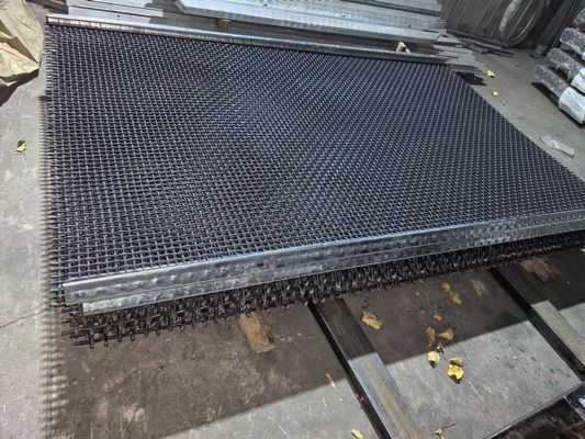 हाई कार्बन स्टील क्रिम्प्ड वेवन वायर मेश वाइब्रेटिंग