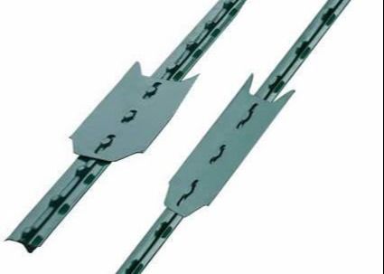 प्लेट के साथ जस्ती एचडी 6 फुट स्टील बाड़ पोस्ट