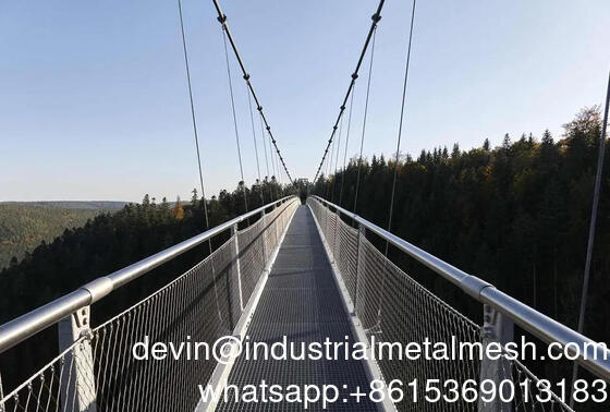 Ss 304 316 चिड़ियाघर तार जाल स्टेनलेस स्टील तार रस्सी पक्षी संरक्षण के लिए पक्षी जाल