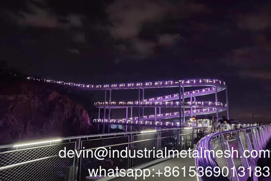 Ss 304 316 चिड़ियाघर तार जाल स्टेनलेस स्टील तार रस्सी पक्षी संरक्षण के लिए पक्षी जाल