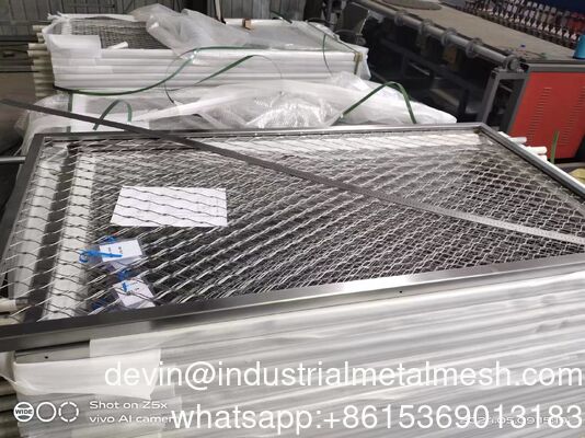 उच्च सुरक्षा SUS 304 316 स्टेनलेस स्टील वायर रोप केबल फेरूल मेश बालकनी रेलिंग बाड़ के लिए