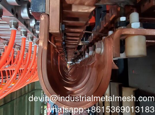 स्वचालित वायवीय जाल मशीन स्टील वायर मेश मशीन