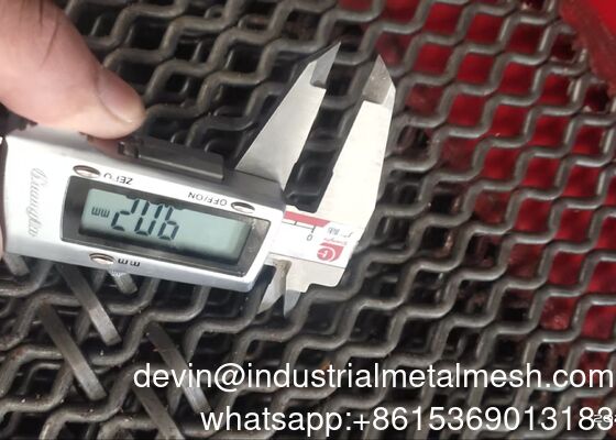 वाइब्रेटिंग स्क्रीन के लिए भारी शुल्क क्रिम वायर स्क्रीन मेष