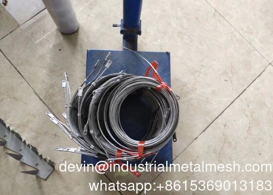 पौधे चढ़ाई चिड़ियाघर उद्यान सुरक्षात्मक तार रस्सी फेरूल गाँठदार केबल रस्सी जाल