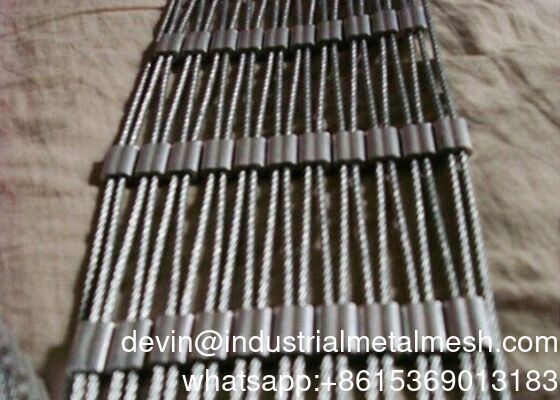 Stainless Steel Rope Mesh Balustrade Flexible Rope Net Fence for Sale