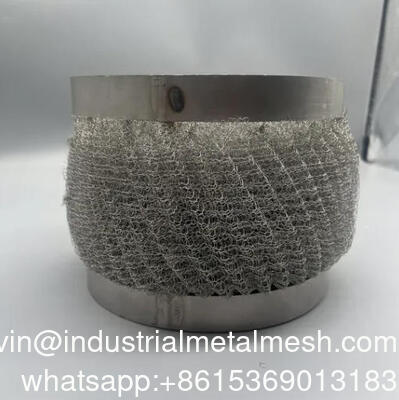 50 80 100 150 मिमी मोटाई स्टेनलेस स्टील तार जाल Demister फिल्टर पैड