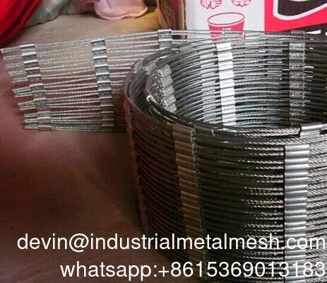 लचीला 316 एवियरी नेटिंग सुरक्षात्मक बुना हुआ गाँठदार 304 स्टेनलेस स्टील वायर रोप चिड़ियाघर जाल