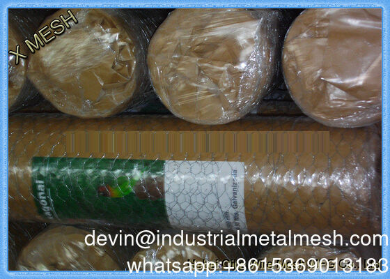 3/4" हेक्सागोनल जाल लोहे के तार जाल गर्म डुबोया जस्ती चिकन तार