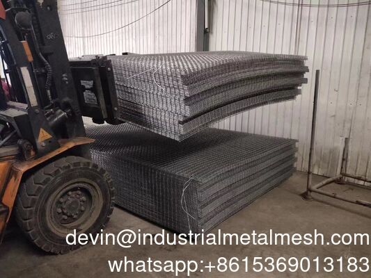 3.4mm Wire*15 X 15 Cm Mesh *2.15 * 6m Black Welded Wire Mesh Panel for Construction