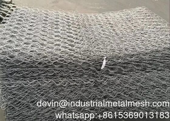 जल संरक्षण परियोजना के लिए निम्न कार्बन गैल्वेनाइज्ड स्टील वायर गैबियन