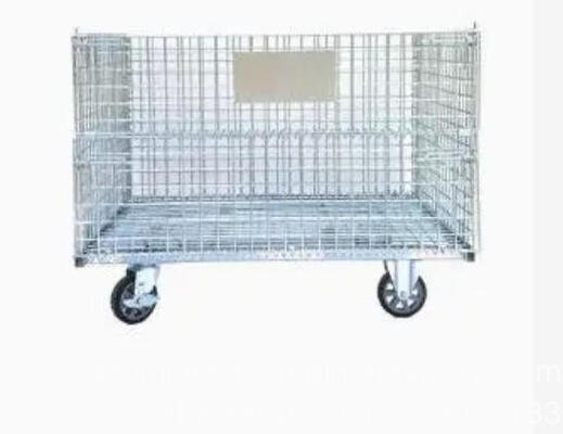 Wire Mesh Containers for Grocery Store Wire Mesh Cage Stillage