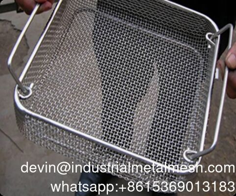 उच्च गुणवत्ता वाले खाद्य ग्रेड स्टेनलेस स्टील वर्ग सफाई भंडारण तार टोकरी
