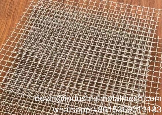 सुअर पालने के लिए 20 मिमी ओपनिंग वायर स्क्रीन मेश एल्युमिनियम क्रिम्प्ड